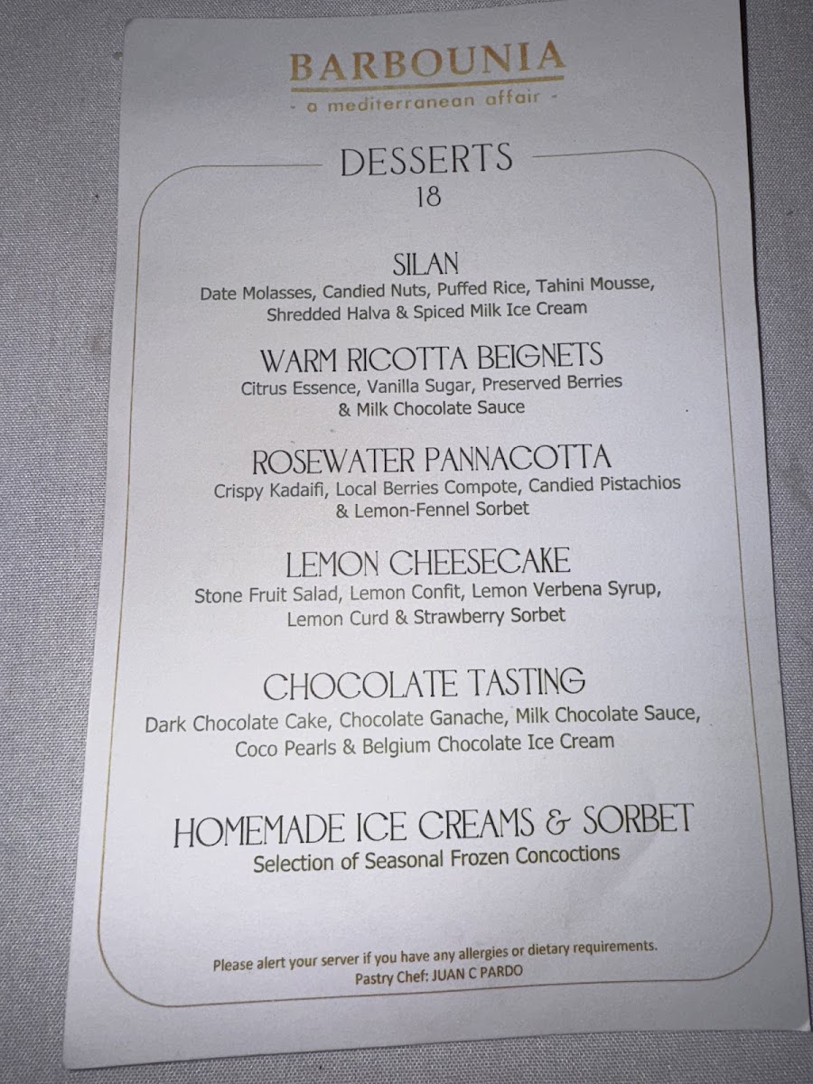 BARBOUNIA Menu - Image 5